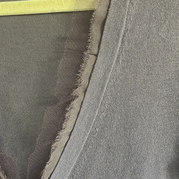 J. Crew Purple Gray‎ Crewneck Sweater Knit Medium - Picture 2 of 4